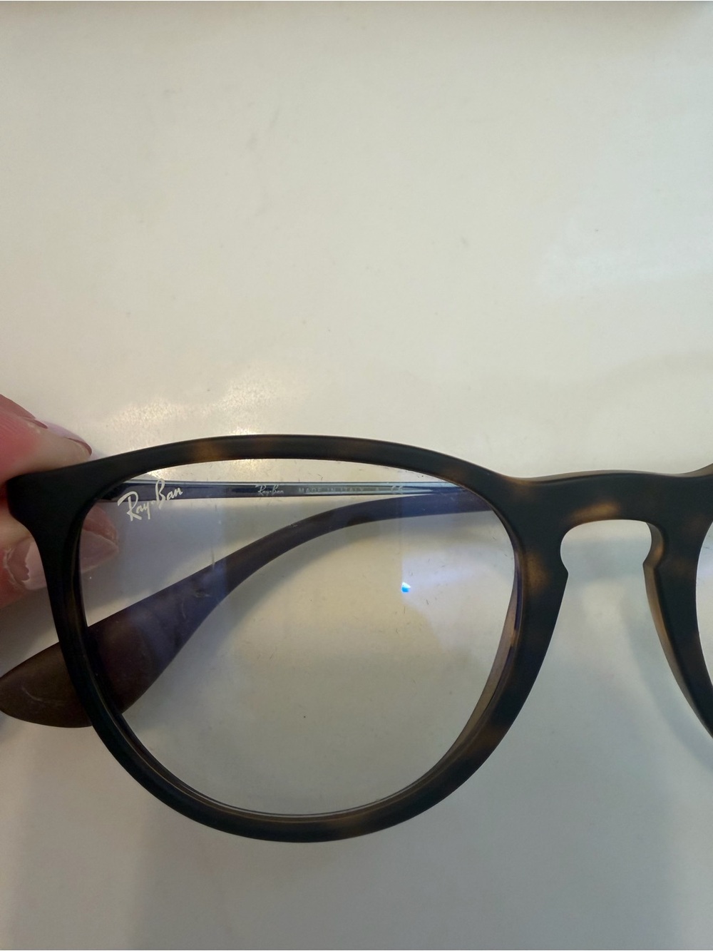 Ray-Ban Blue Light Glasses with Brown Case - Picture 5 of 5